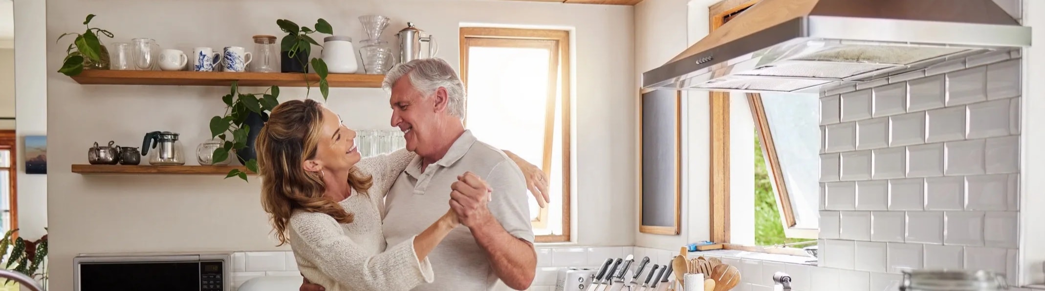 Happy senior couple enjoying retirement together